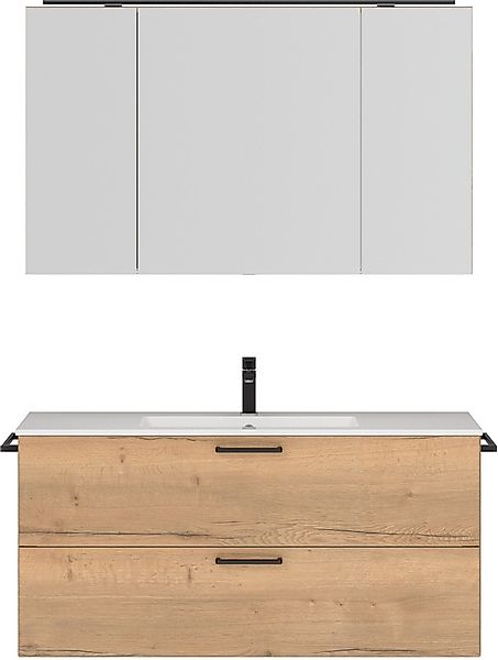 nobilia® Badmöbel-Set »Tolvina«, (2 St., vormontiert, mit Soft-Close), inkl günstig online kaufen