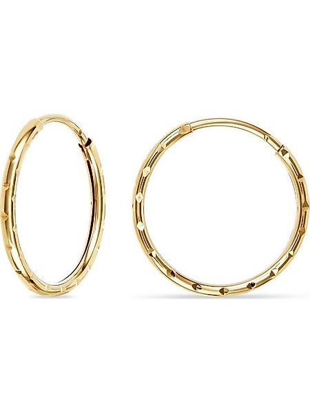 FAVS Paar Creolen FAVS Damen-Creolen 375er Gelbgold (Paar) günstig online kaufen