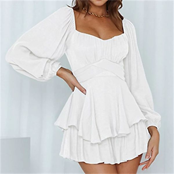 AFAZ New Trading UG Spitzenkleid Damen, Sommerkleid Damen Swing Kleid Slash günstig online kaufen