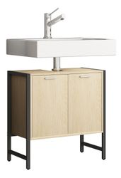 VCM Waschbeckenunterschrank Holz Badmöbel Badunterschrank Edino günstig online kaufen