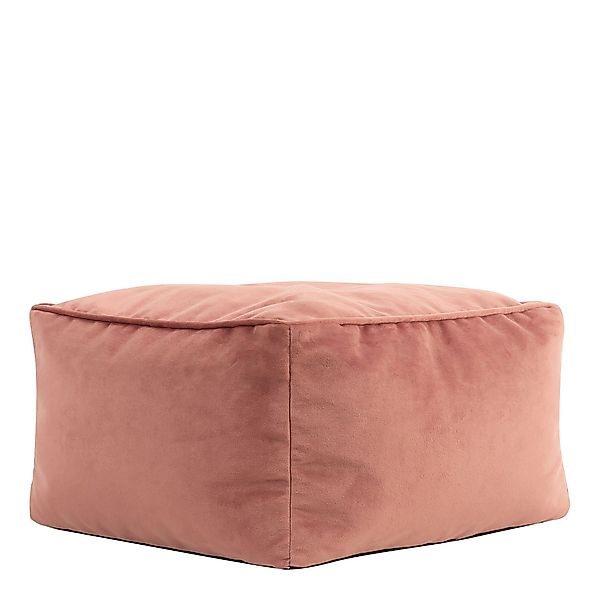 icon Pouf Sitzpouf aus Plüschsamt „Amara“ günstig online kaufen