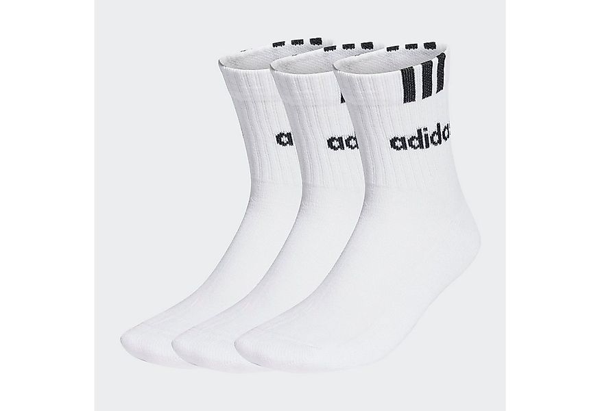 adidas Performance Funktionssocken 3-STREIFEN LINEAR HALF-CREW CUSHIONED, 3 günstig online kaufen