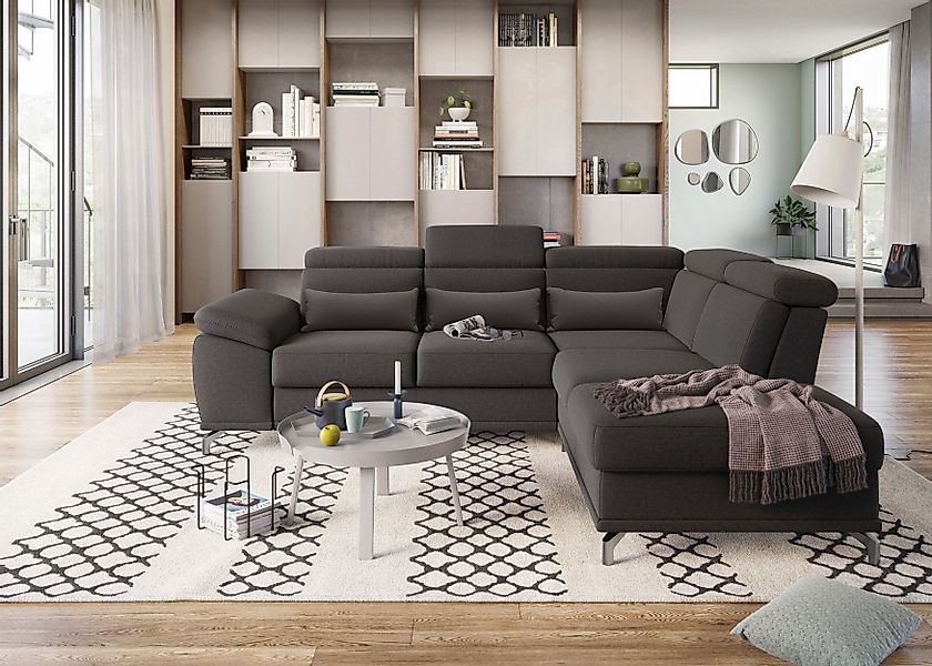 sit&more Ecksofa Cabrio L-Form, mit Sitztiefenverstellung, günstig online kaufen