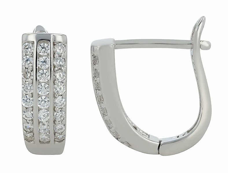 Adelia´s Klappcreolen "Damen Ohrringe – Klappcreole aus 925 Silber" Ideal z günstig online kaufen