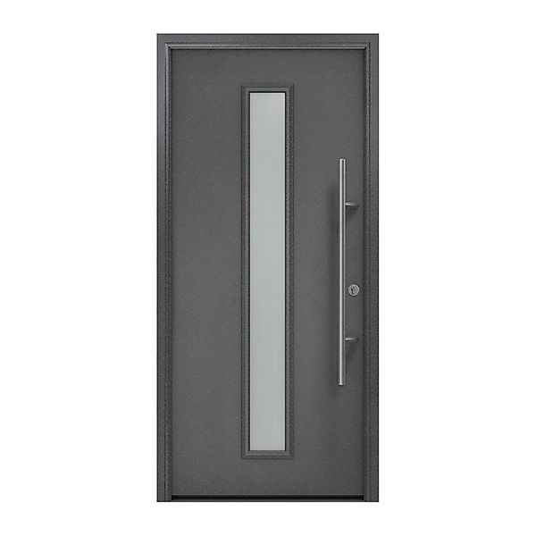 EcoStar Haustür Isopro Secur IPS 020S Anthrazitmetallic 110 cm x 210 cm DIN günstig online kaufen