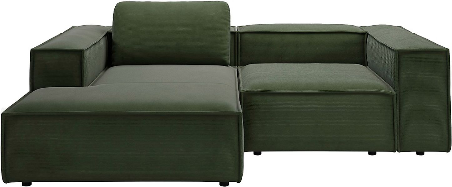 Places of Style Ecksofa "Watertown, kompakte L-Form, 246 cm breite für klei günstig online kaufen