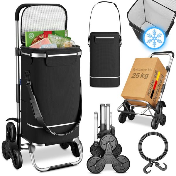 ELONEO Einkaufstrolley Treppensteiger mit Kühlfunktion & günstig online kaufen