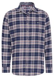 Paddock's Langarmhemd Kariertes Herren Flanellhemd Langarm günstig online kaufen