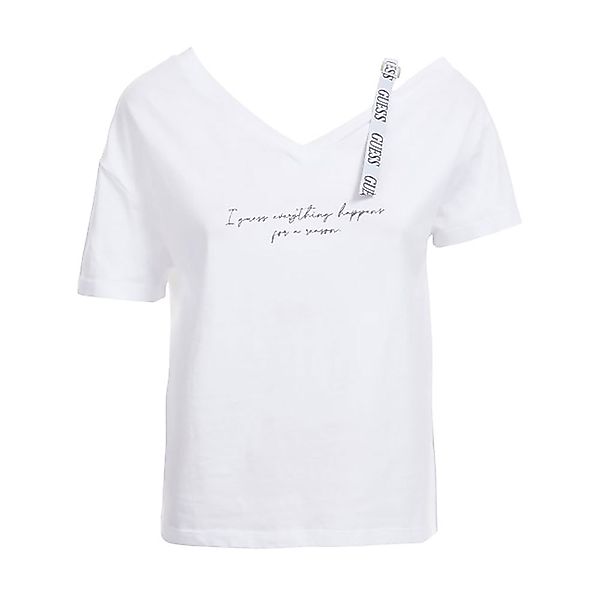 Guess Anita Kurzarm-t-shirt Generalüberholt S True White A000 günstig online kaufen