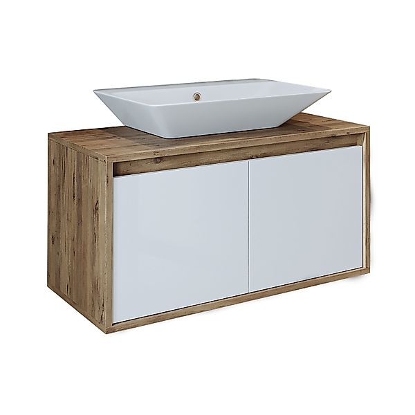 Roomart Badmöbel-Set, (Badezimmermöbel ATLANTIC 85cm in günstig online kaufen