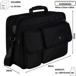 EAAKIE Umhängetasche Arbeitstasche Umhängetasche Flugbegleiter Herrentasche günstig online kaufen