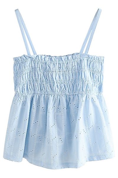 Next Trägertop Trägerhemd mit Lochstickerei (1-tlg) günstig online kaufen