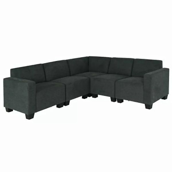 HWC Mendler Modular Sofa-System Lyon 5 anthrazit günstig online kaufen
