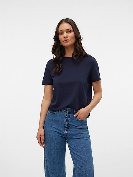 Vero Moda Kurzarmshirt VMPAULINA SS T-SHIRT GA JRS NOOS Baumwolle, regular günstig online kaufen