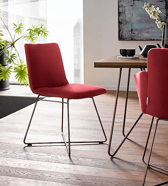 W.SCHILLIG Polsterstuhl »jakob« () mit Drahtrohrgestell in Bronze pulverbes günstig online kaufen