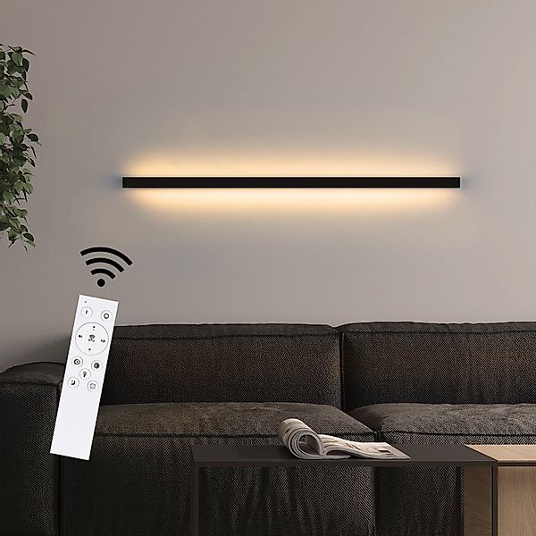 ZMH LED Wandleuchte Innen Schwarz 100CM günstig online kaufen