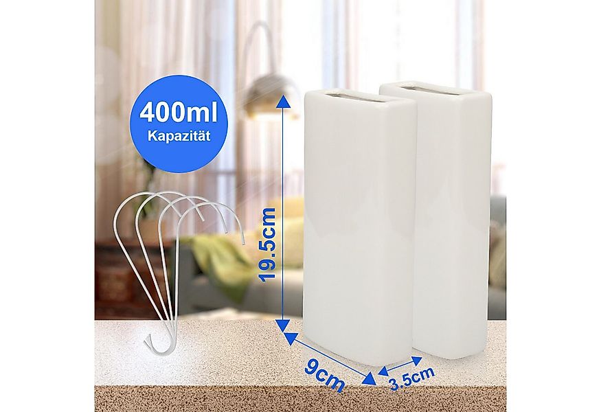 Clanmacy Luftbefeuchter Luftbefeuchter Keramik 8er Set für Heizkörper Verdu günstig online kaufen