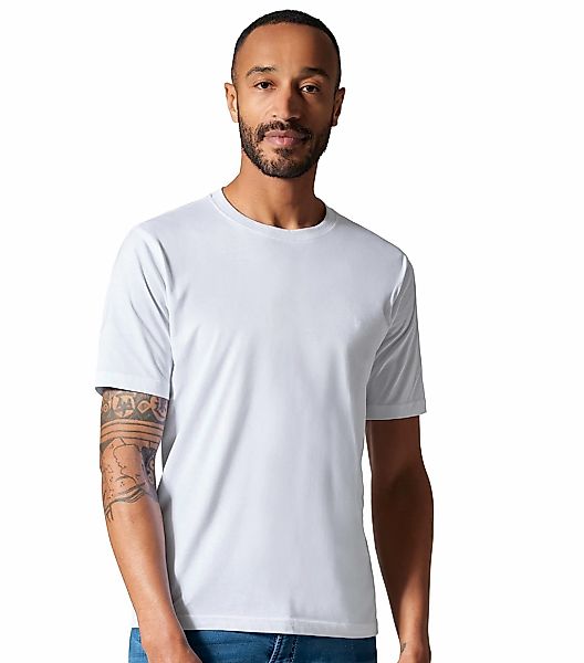 CASAMODA T-Shirt T-Shirt unifarben günstig online kaufen