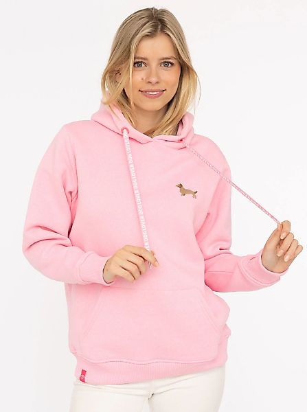 Zwillingsherz Hoodie ""Kleiner Dackel"", "Dackel"-Stickerei, bedruckter Kor günstig online kaufen