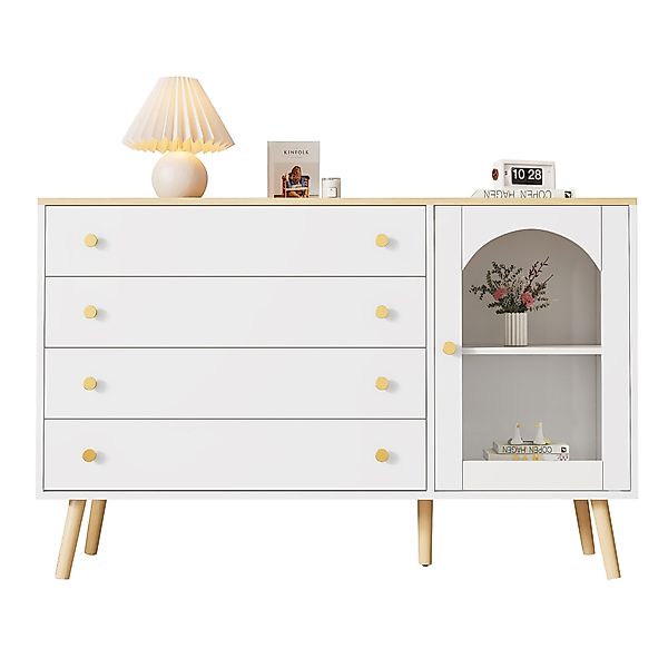 REDOM Sideboard Kommode Schrank mit Bogentüren günstig online kaufen
