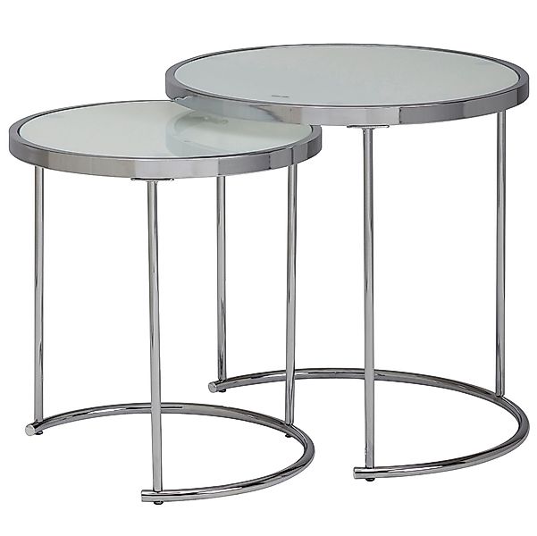 FINEBUY Beistelltisch FB53075 (Rund Ø 50/42 günstig online kaufen