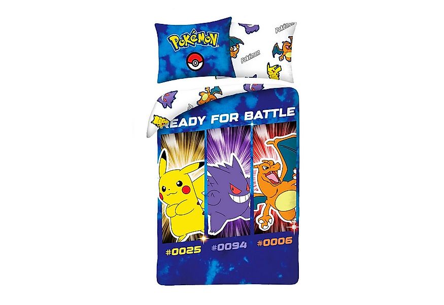 Halantex Kinderbettwäsche Pokemon Bettwäsche Set "Ready for Battle" - 135x2 günstig online kaufen