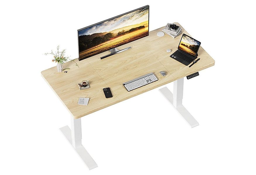 HOMALL Schreibtisch Höhenverstellbar elektrischer Memory-Funktion 100/120/1 günstig online kaufen