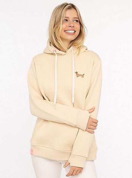 Zwillingsherz Hoodie "Kleiner Dackel" "Dackel"-Stickerei, bedruckter Kordel günstig online kaufen