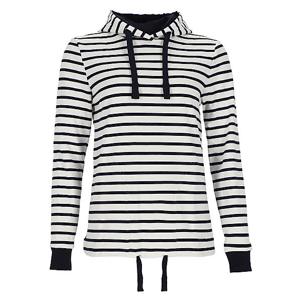 modAS Kapuzenpullover Damen Kapuzenshirt Maritim gestreift günstig online kaufen