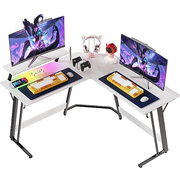 GUNJI Eckschreibtisch L-Form Spedition Schreibtisch Computer günstig online kaufen