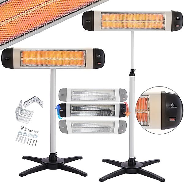 Arebos Heizstrahler Infrarot Heizstrahler 2500 W, günstig online kaufen