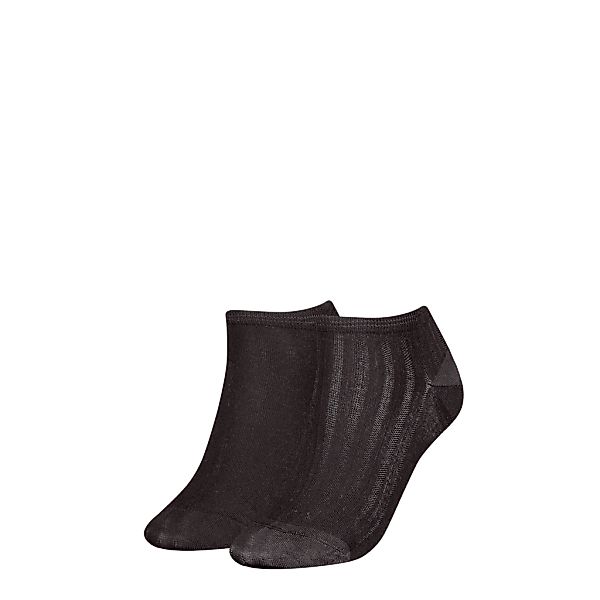 Tommy Hilfiger Sneakersocken "TH WOMEN SNEAKER 2P SHINE" 2 Paar, mit feucht günstig online kaufen