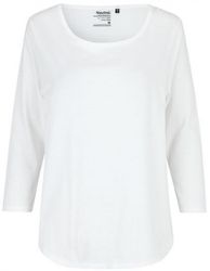 Neutral Langarmshirt Damen Three Quarter Sleeve günstig online kaufen