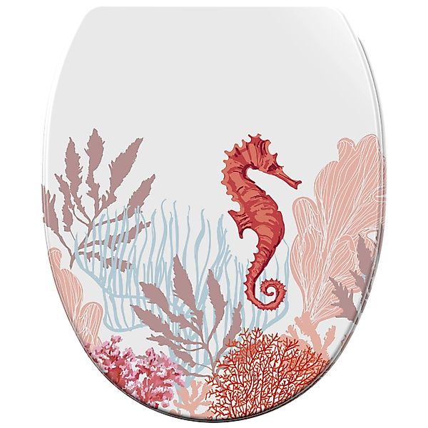 SANILO WC Sitz mit Absenkautomatik Top Fix Sea Horse günstig online kaufen