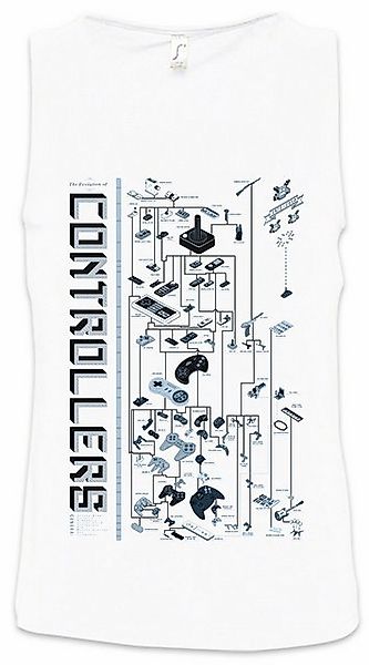 Urban Backwoods Tanktop Controller Evolution Ärmelloses T-Shirt Retro Gamer günstig online kaufen