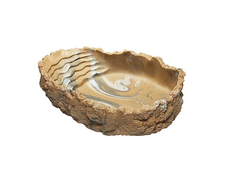 HOBBY Terrariendeko Trinkschale L, 550 ml grau-beige günstig online kaufen