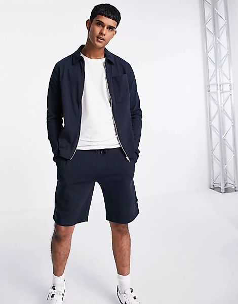 Jack & Jones Premium – Shorts aus Jersey in Marineblau, Kombiteil günstig online kaufen