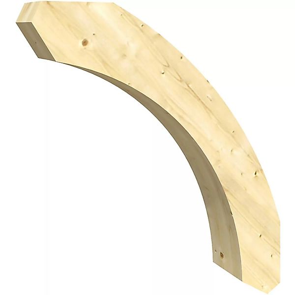 Skan Holz Rundes Kopfband 8 x 5,5 x 75 cm Nussbaum günstig online kaufen