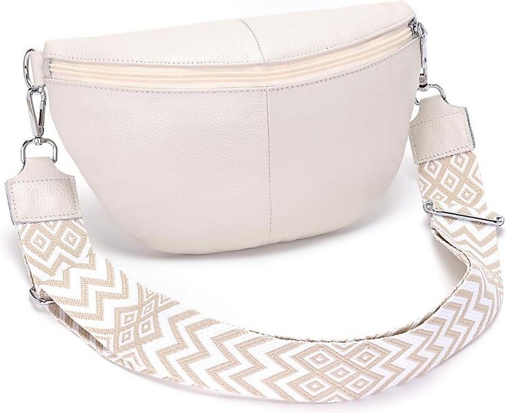 LuxusKollektion Bauchtasche Crossbody Bag Damen Leder günstig online kaufen