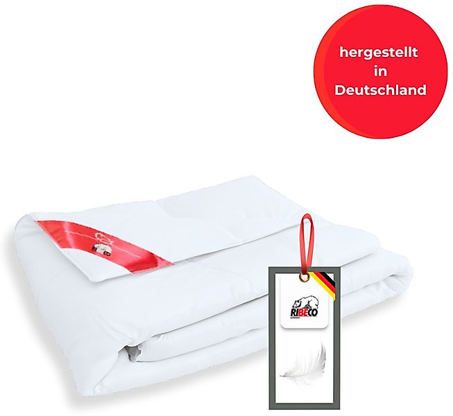 RIBECO Daunenbettdecke »Johanna« leicht Füllung 80Daunen20Federn Bezug Baum günstig online kaufen
