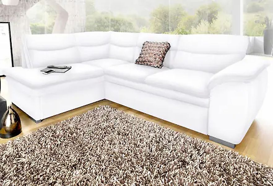 COTTA Ecksofa »Leandra L-Form«, wahlweise mit Bettfunktion & Bettkasten günstig online kaufen