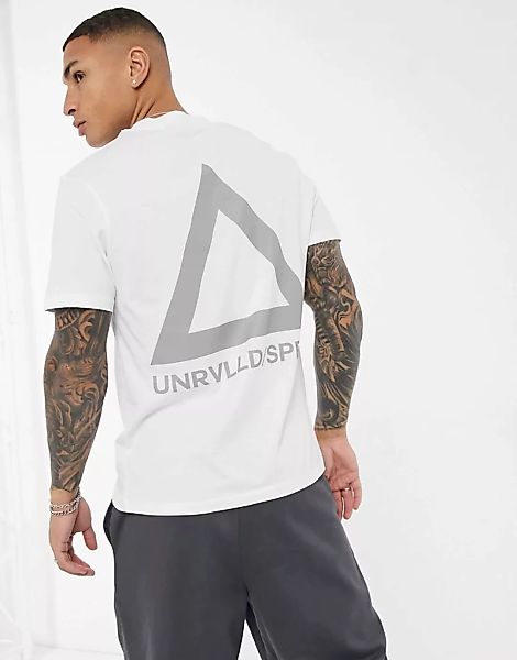 ASOS – Unrvlld Spply – T-Shirt mit Logo-Print auf Vorder- und Rückseite in günstig online kaufen