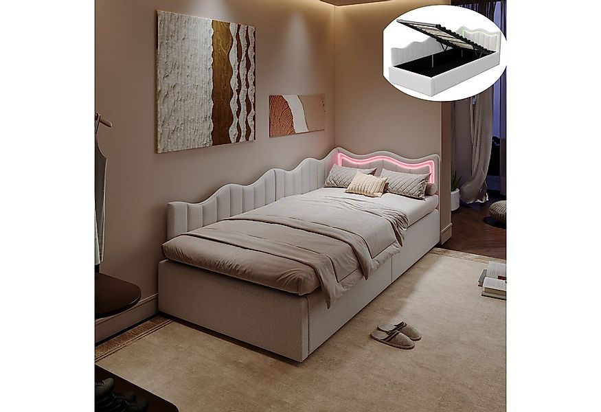 PXloue Polsterbett Daybett Tagesbett (Geeignet für Jungen und Mädchen), Sta günstig online kaufen