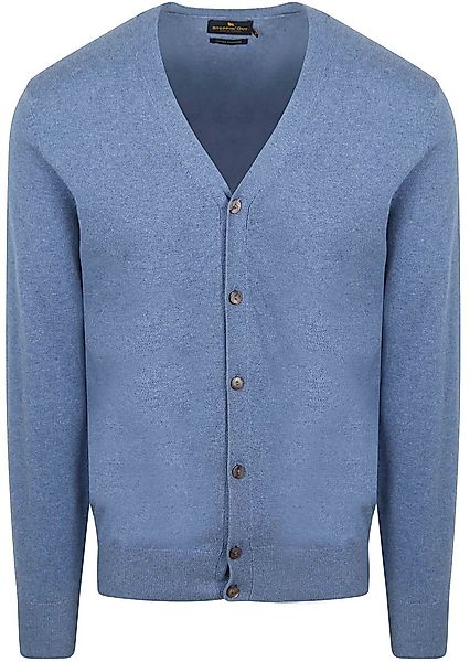 Steppin' Out Strickjacke Cotton Cashmere Blau - Größe 3XL günstig online kaufen
