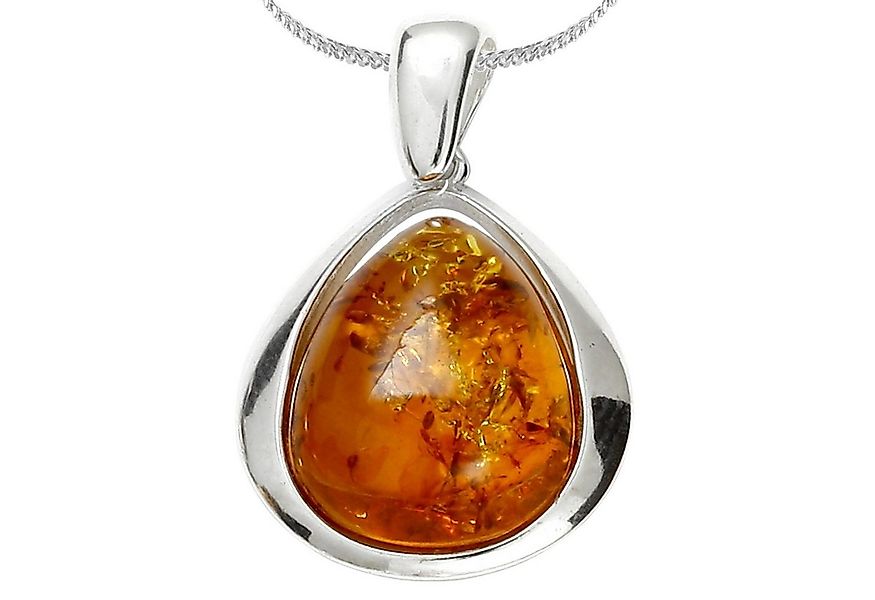 OSTSEE-SCHMUCK Kette mit Anhänger - Angelina - Silber 925/000 - Bernstein ( günstig online kaufen