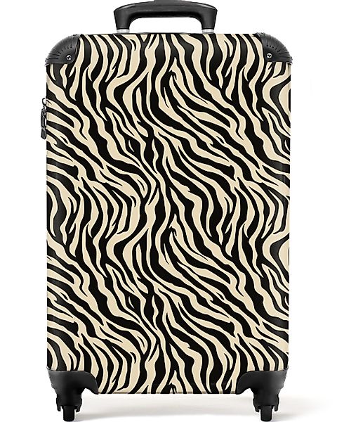 NoBoringSuitcases.com© Hartschalen-Trolley Tiermuster - Zebra - günstig online kaufen
