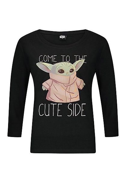 Star Wars T-Shirt Yoda T-Shirt Damen Oberteil kurzarm Shirt günstig online kaufen