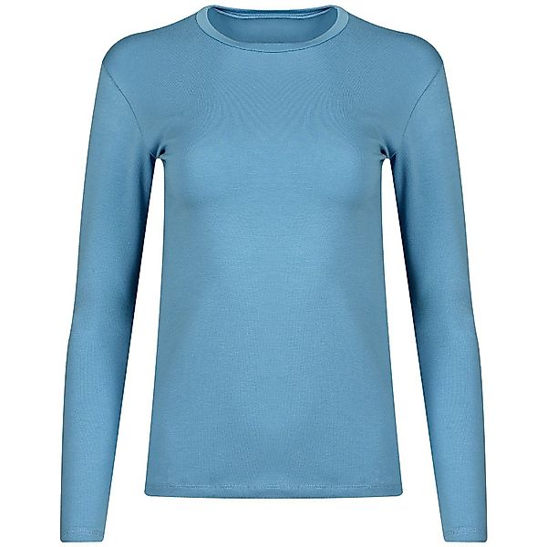 Evoni Langarmshirt Damen Langarm Basic Shirt günstig online kaufen
