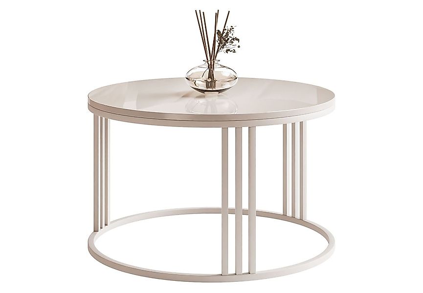 Lookway Couchtisch LORI HOCHGLANZ, runder Couchtisch günstig online kaufen