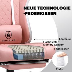 GTPLAYER Gaming-Stuhl Ergonomischer Gaming Sessel Schreibtischstuhl günstig online kaufen